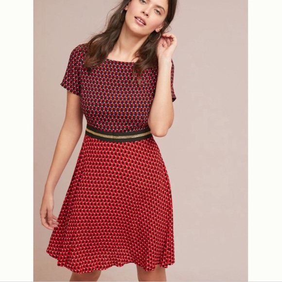 Anthropologie Dress Sz. 4 - Picture 1 of 13